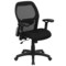 Emma and Oliver Mid-Back Super Mesh Executive Swivel Office Chair with Adjustable Arms